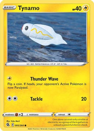 Tynamo (095/264) [SWSH08 Fusion Strike] Reverse Holofoil - Common