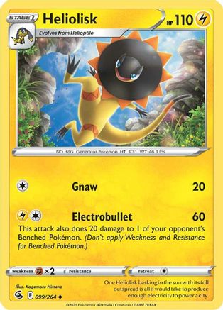 Heliolisk (099/264) [SWSH08 Fusion Strike] Reverse Holofoil - Uncommon