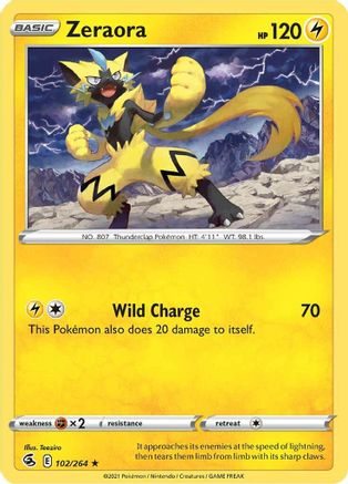 Zeraora (102/264) [SWSH08 Fusion Strike] - Rare