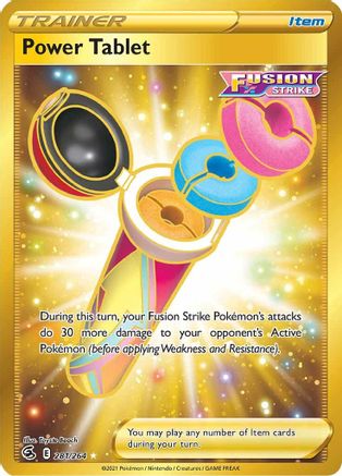 Power Tablet (Secret) (281/264) [SWSH08 Fusion Strike] Holofoil - Secret Rare