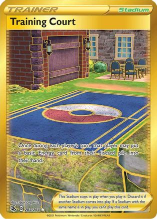 Training Court (Secret) (282/264) [SWSH08 Fusion Strike] Holofoil - Secret Rare