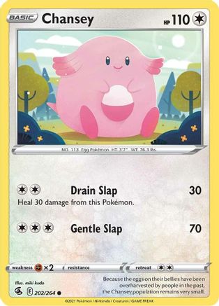 Chansey (202/264) [SWSH08 Fusion Strike] - Common