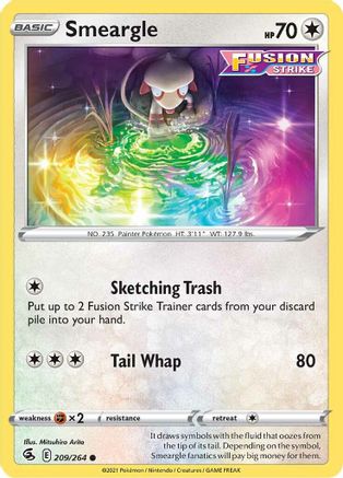 Smeargle (209/264) [SWSH08 Fusion Strike] - Common