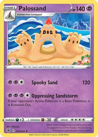 Palossand (126/264) [SWSH08 Fusion Strike] Reverse Holofoil - Rare