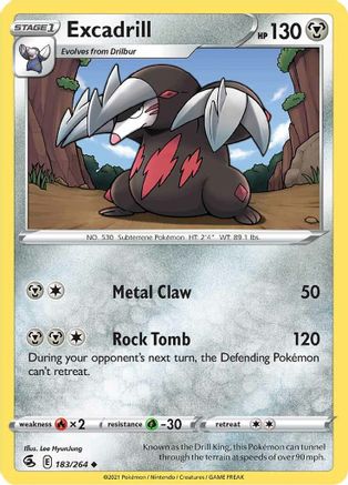 Excadrill (183/264) [SWSH08 Fusion Strike] - Uncommon