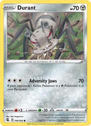 Durant (184/264) [SWSH08 Fusion Strike] - Common