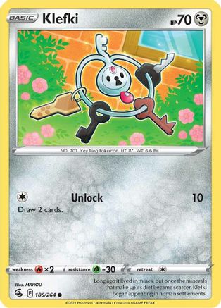 Klefki (186/264) [SWSH08 Fusion Strike] Reverse Holofoil - Common
