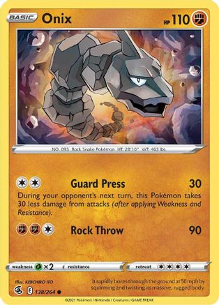 Onix (138/264) [SWSH08 Fusion Strike] - Common