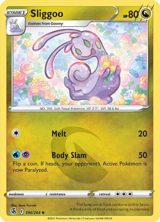 Sliggoo (196/264) [SWSH08 Fusion Strike] - Uncommon