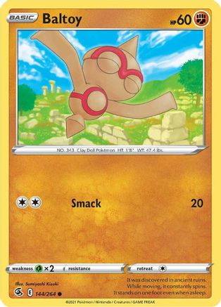 Baltoy (144/264) [SWSH08 Fusion Strike] Reverse Holofoil - Common