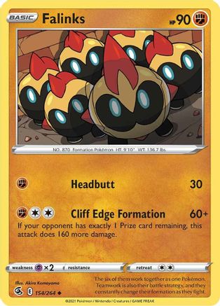 Falinks (154/264) [SWSH08 Fusion Strike] Reverse Holofoil - Uncommon