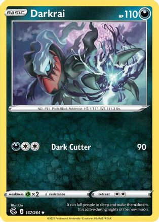 Darkrai (167/264) [SWSH08 Fusion Strike] - Uncommon