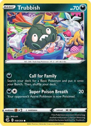Trubbish (168/264) [SWSH08 Fusion Strike] - Common