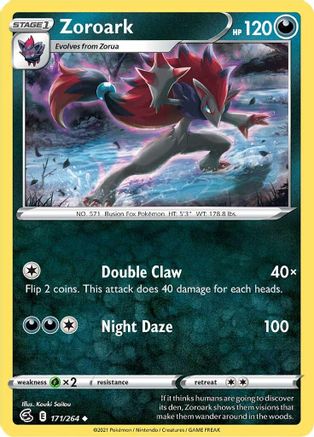 Zoroark (171/264) [SWSH08 Fusion Strike] - Uncommon