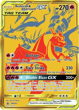 Reshiram & Charizard GX (SM247/248) [SM Promos] Holofoil - Promo