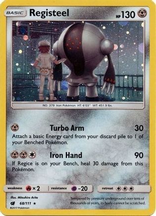 Registeel (Cosmos Holo) (68/111) [SM Promos] Holofoil - Promo