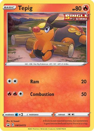 Tepig (SWSH172/307) [SWSH Sword & Shield Promo Cards] Holofoil - Promo