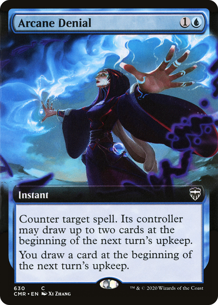 Arcane Denial (Extended Art) (CMR-630) [Commander Legends]
