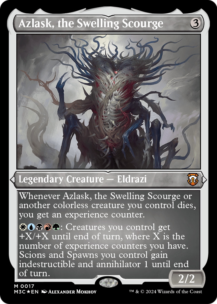 Azlask, the Swelling Scourge (M3C-017) [Modern Horizons 3 Commander] Etched Foil