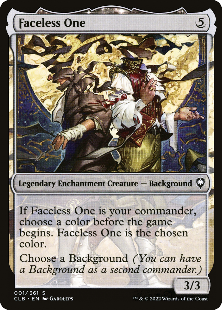 Faceless One (CLB-001) [Commander Legends: Battle for Baldur's Gate]