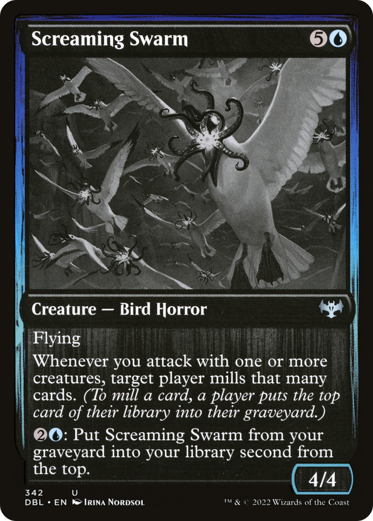 Screaming Swarm (DBL-342) [Innistrad: Double Feature]