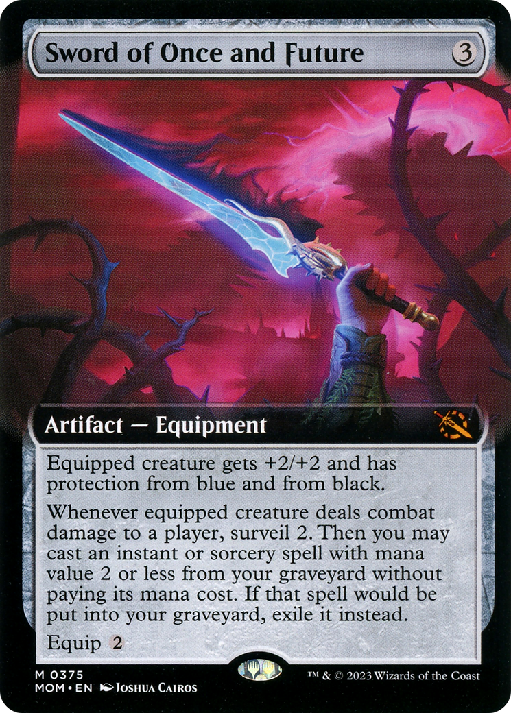Sword of Once and Future (Extended Art) (MOM-375) [March of the Machine]