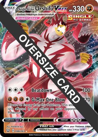 Single Strike Urshifu VMAX (86/163) [Jumbo Cards] Holofoil - Promo