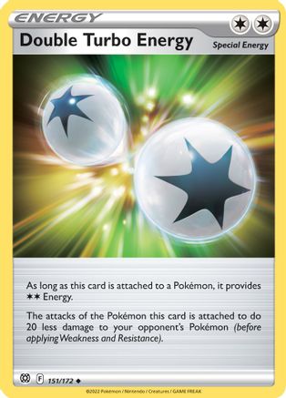 Double Turbo Energy (151/172) [SWSH09 Brilliant Stars] Reverse Holofoil - Uncommon