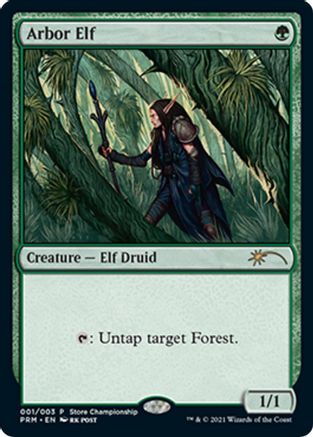 Arbor Elf (GAME-001) [Game Day & Store Championship Promos]