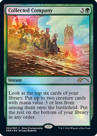 Collected Company (GAME-002) [Game Day & Store Championship Promos] Foil