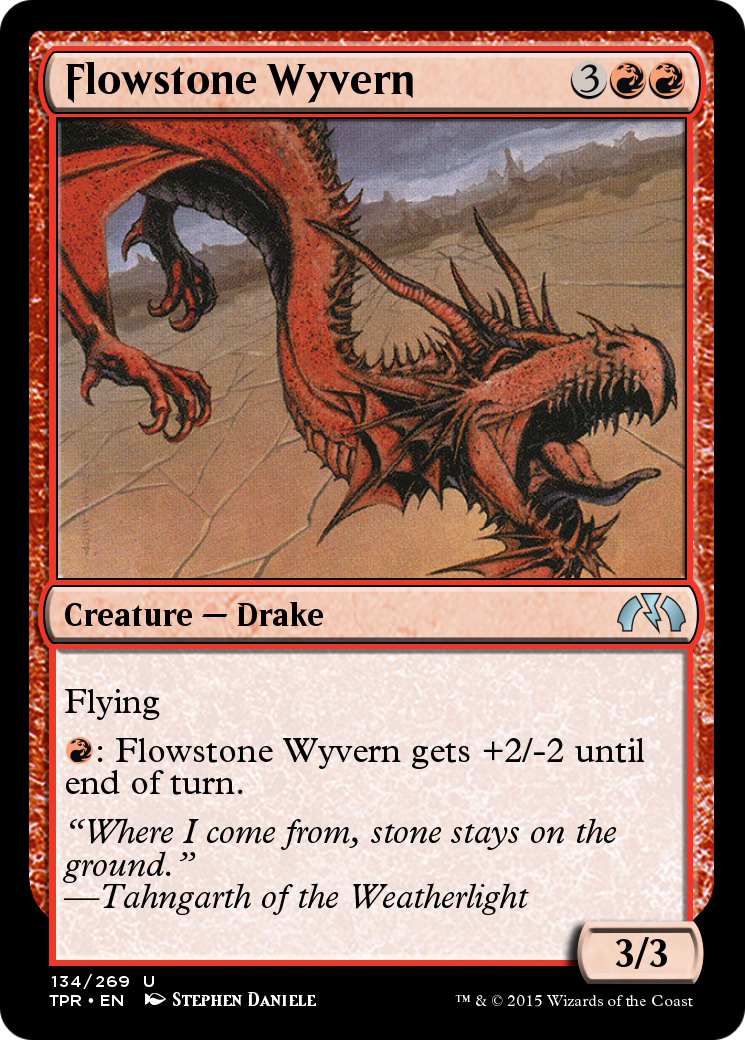 Flowstone Wyvern (TPR-134) [Tempest Remastered] Foil