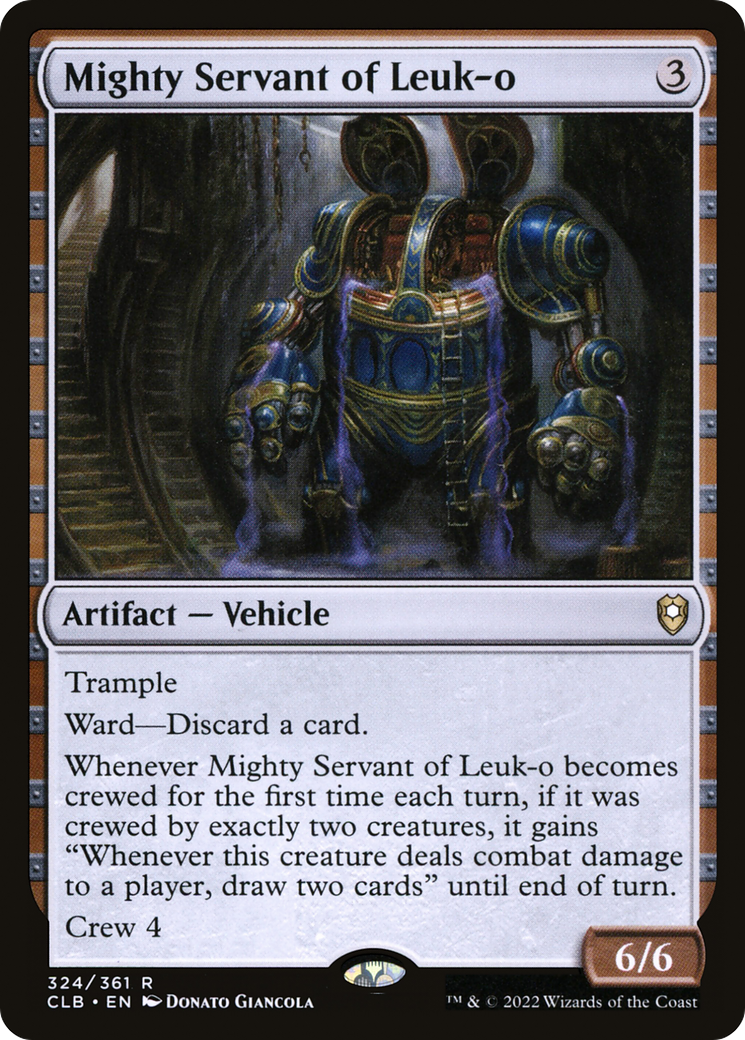 Mighty Servant of Leuk-o (CLB-324) [Commander Legends: Battle for Baldur's Gate]