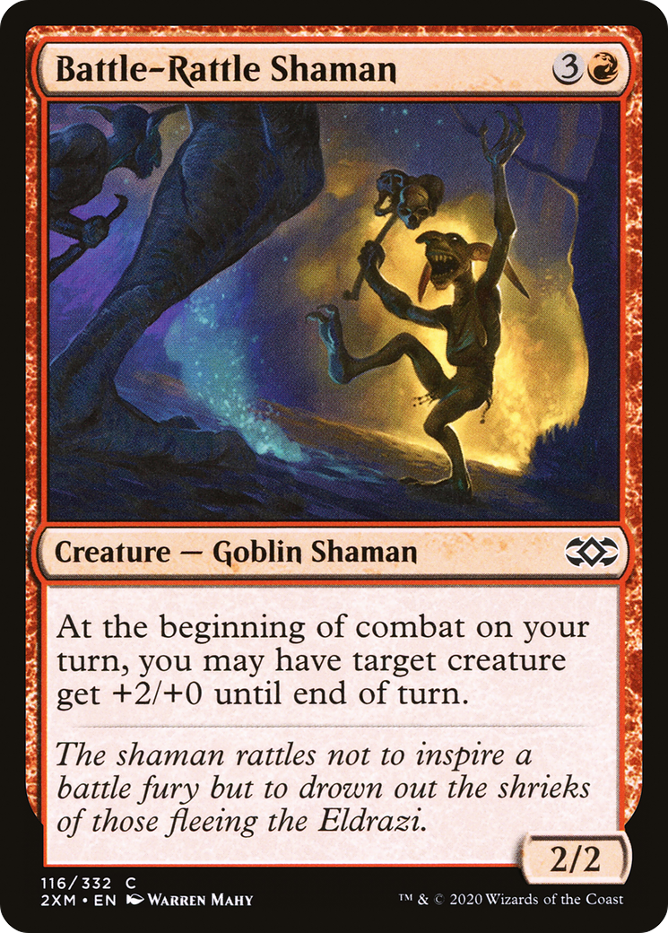 Battle-Rattle Shaman (2XM-116) [Double Masters] Foil