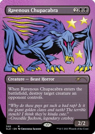 Ravenous Chupacabra (SLD-305) (Foil Etched) [Secret Lair Drop Series] Foil