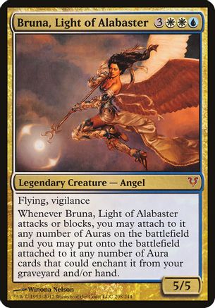 Bruna, Light of Alabaster (Open the Helvault) (OVER-208) [Oversize Cards] Foil