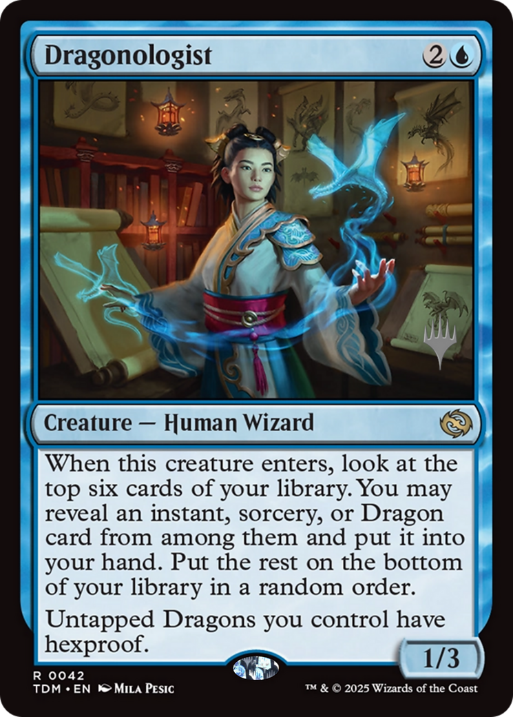Dragonologist (PPTDM-042) [Promo Pack: Tarkir: Dragonstorm]