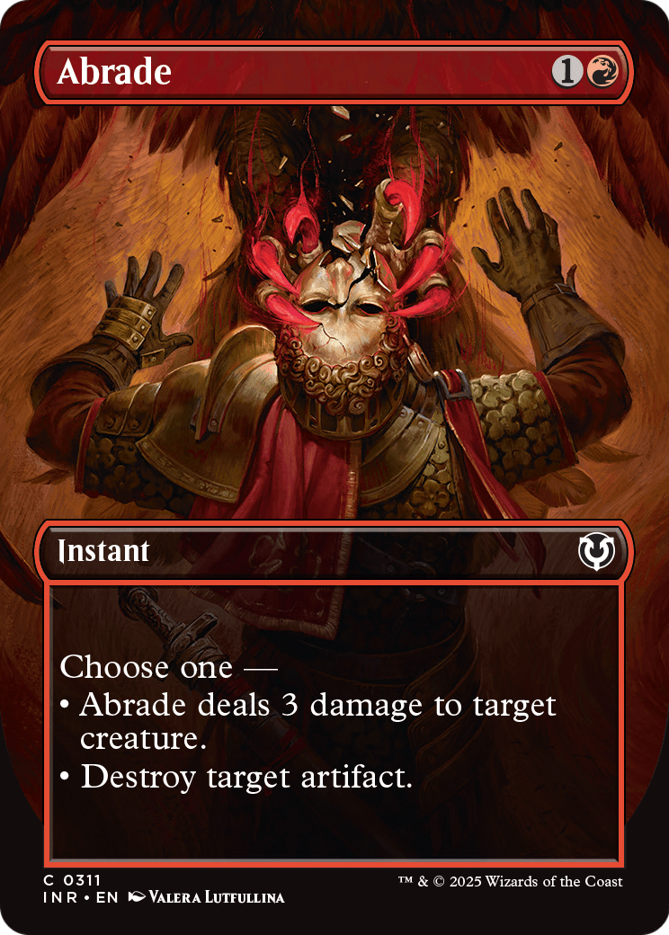 Abrade (Borderless) (INR-311) [Innistrad Remastered] Foil