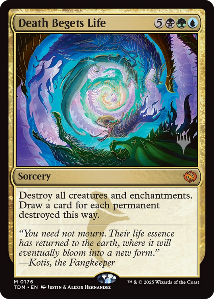 Death Begets Life (PPTDM-176) [Promo Pack: Tarkir: Dragonstorm] Foil