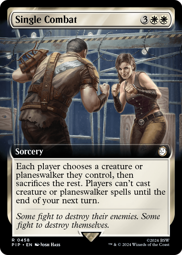 Single Combat (Extended Art) (PIP-458) [Fallout] Foil