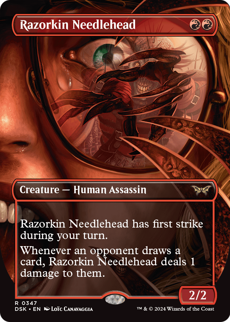 Razorkin Needlehead (Borderless) (DSK-347) [Duskmourn: House of Horror]