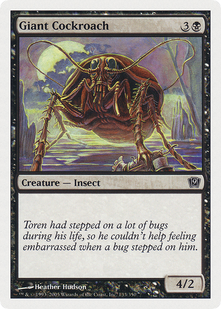 Giant Cockroach (9ED-133) [9th Edition]