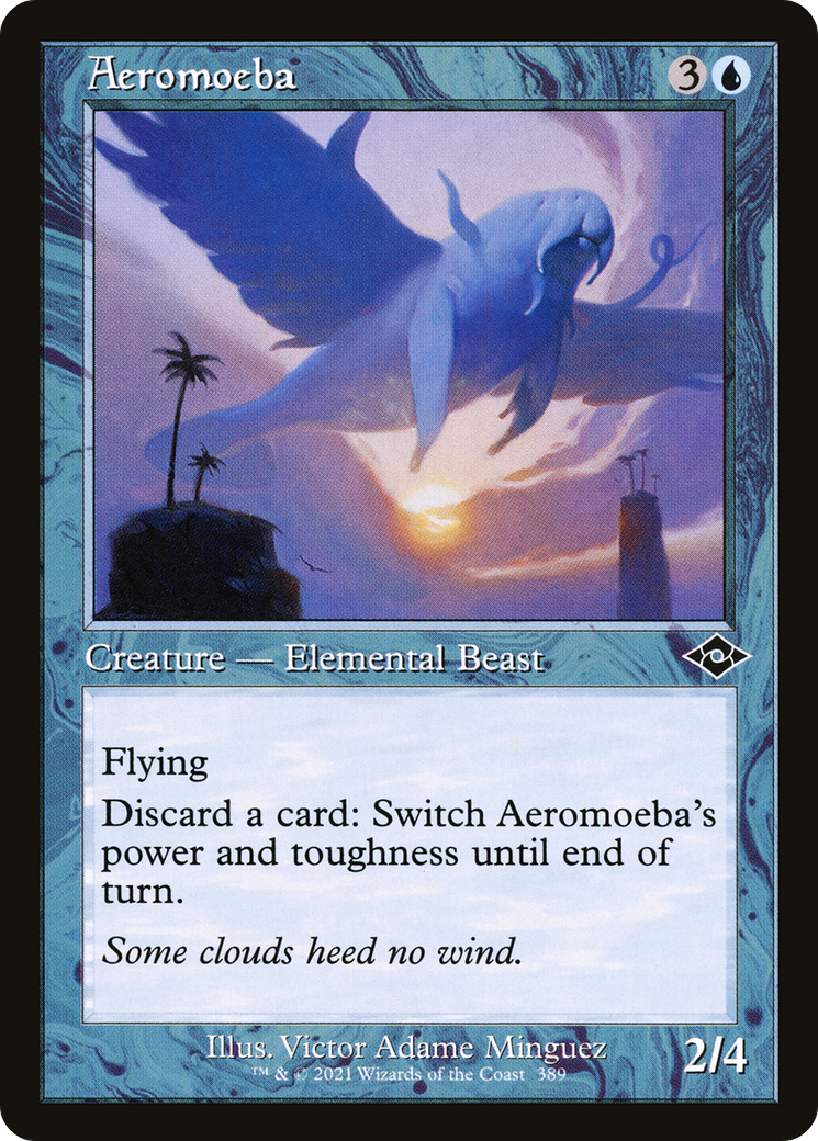 Aeromoeba (Retro Frame) (MH2-389) [Modern Horizons 2] Etched Foil
