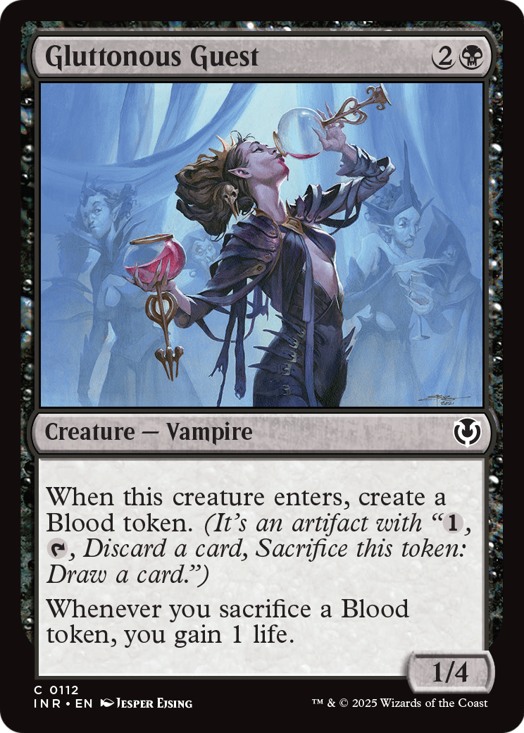 Gluttonous Guest (INR-112) [Innistrad Remastered] Foil