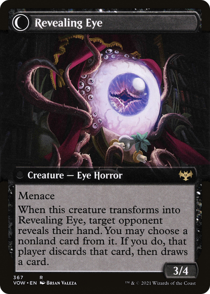 Concealing Curtains (Extended Art) (VOW-367) [Innistrad: Crimson Vow]
