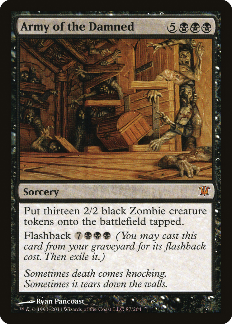 Army of the Damned (ISD-087) [Innistrad] Foil