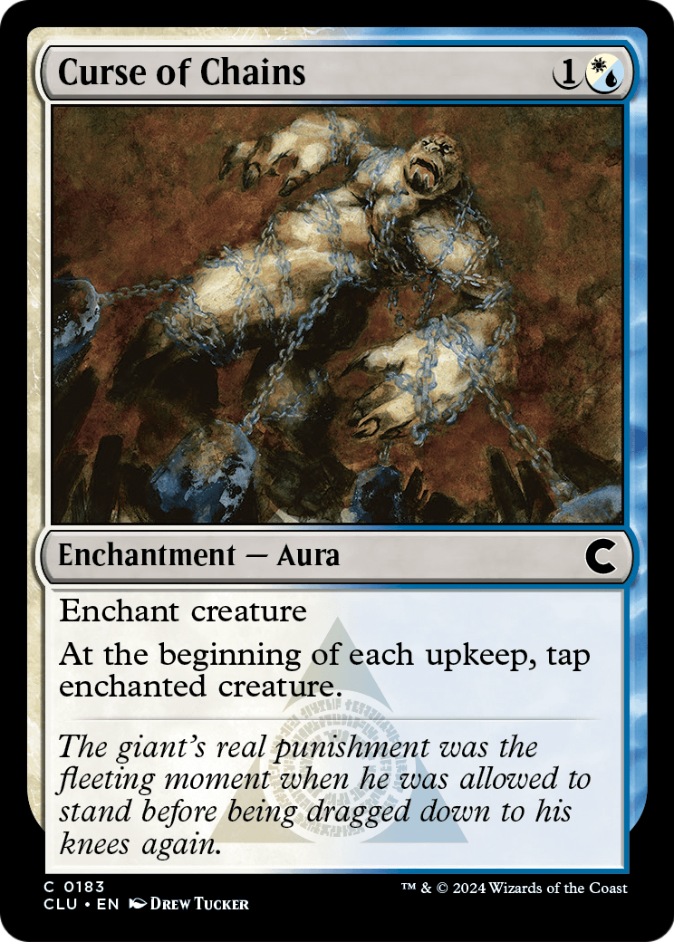 Curse of Chains (CLU-183) [Ravnica: Clue Edition]