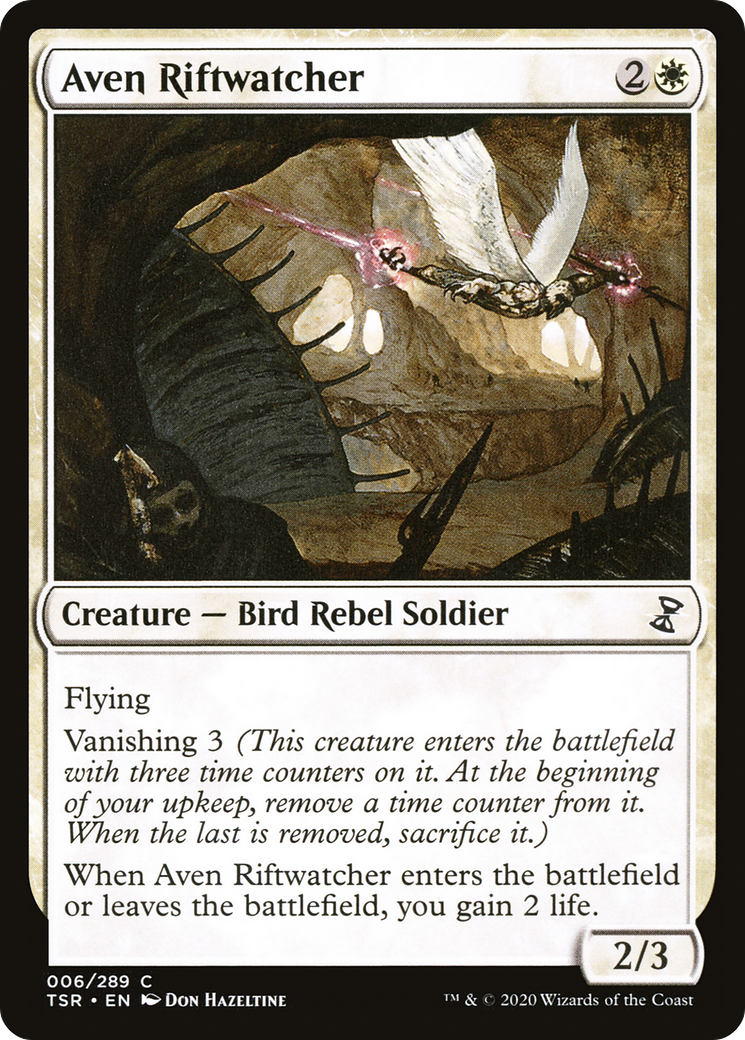 Aven Riftwatcher (TSR-006) [Time Spiral Remastered] Foil