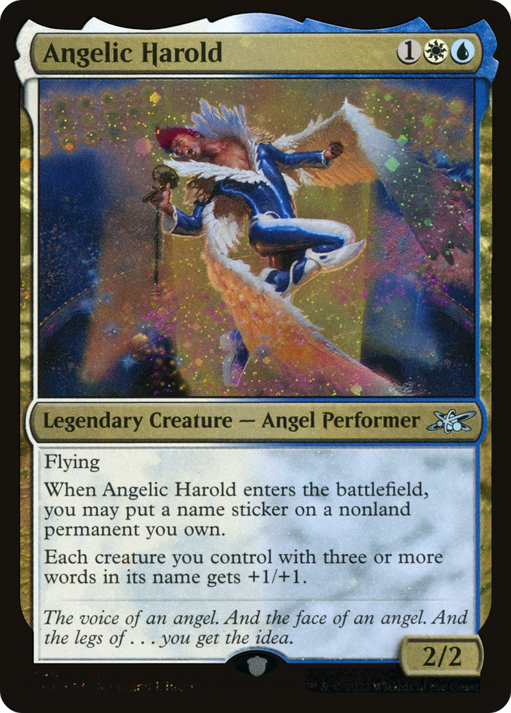 Angelic Harold (Galaxy Foil) (UNF-448) [Unfinity] Foil