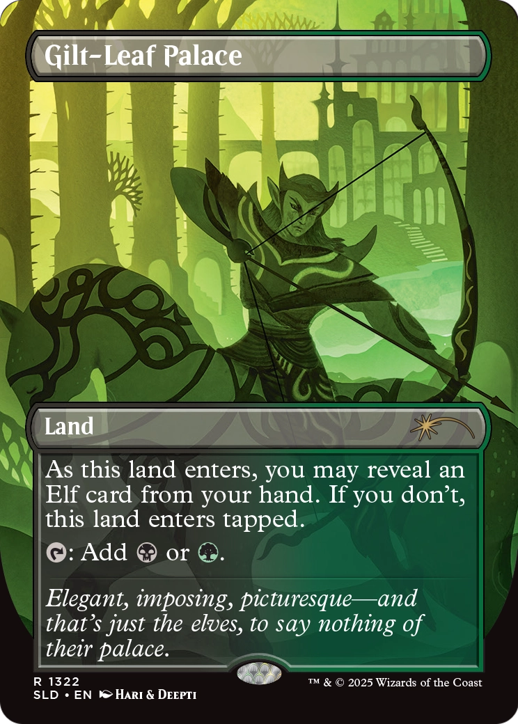 Gilt-Leaf Palace (SLD-1322) (Borderless) [Secret Lair Drop]