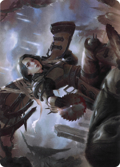 Sawblade Slinger // Sawblade Slinger (AVOW-054) (Borderless) [Crimson Vow Art Series] Foil